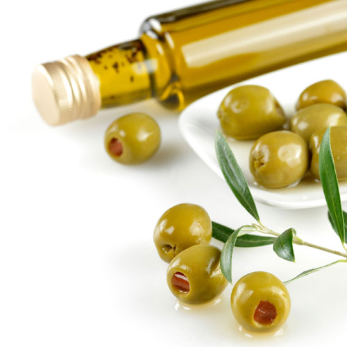 Γεμιστές πράσινες ελιές με πιπεριά